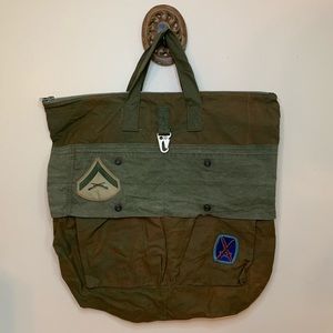 Vintage Refurbished Army Surplus Bag